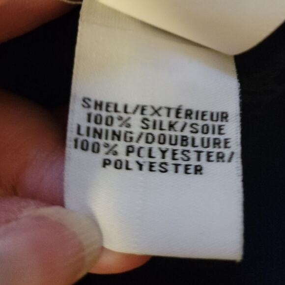 DVF Silk Floral Blouse Business Casual Vacation Resort Feminine Modest Size 6 - Picture 8 of 9